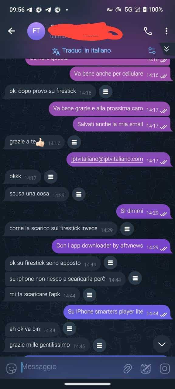 Recensioni Clienti IPTV5